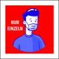 Preview: Corona Schilder Nur einzeln